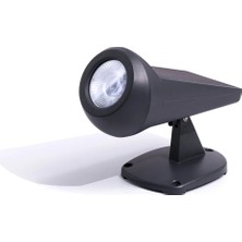 Oje Akıllı Güneş Enerjili Bahçe Spotu, Zaman Ayarlı – 600 Lümen / 22 cm