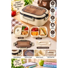 Artlantis Renkli Beslenme Kutusu 2 Katlı 6 Bölmeli 1 Adet 6 Bölmeli Beslenme Kabı Yemek Saklama Kabı Taşınabilir Lunch Box Okul