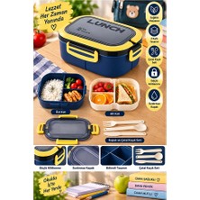 Artlantis Renkli Beslenme Kutusu 2 Katlı 6 Bölmeli 1 Adet 6 Bölmeli Beslenme Kabı Yemek Saklama Kabı Taşınabilir Lunch Box Okul