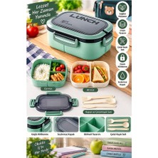 Artlantis Renkli Beslenme Kutusu 2 Katlı 6 Bölmeli 1 Adet 6 Bölmeli Beslenme Kabı Yemek Saklama Kabı Taşınabilir Lunch Box Okul