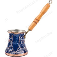 Zinnunbakır Bakır Cezve, Erzincan El Işlemeli(5 Kişilik)