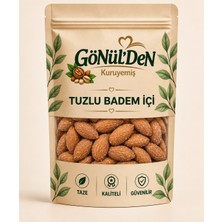 Gönülden Kuruyemiş Badem Içi Tuzlu Kavrulmuş Iri Taneli  500GR