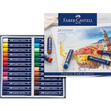Creative Studio Yağlı Pastel Boya, 24 Renk, Parlak ve Yoğun Renkler, Yumuşak Kullanım, Asit Içermez, Renk Karıştırmaya Uygun