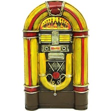 Dekoratif Metal Müzik Kutusu Kumbara Vintage Hediyelik