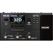 Mg-30 Gitar Çok Efektli Pedal Gitar/bas/akustik Amp Modelleme Işlemcisi, Ir Yükleyici, Beyaz Kutu Algoritması, Efx Yönlendirme, 4 '' Renkli Lcd, Nmp-2 Ayak Pedalı Dahil