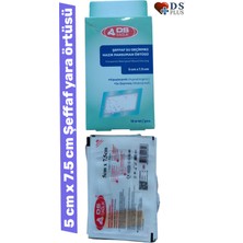 Ds Plus (5 cm x 7.5 cm )Su Geçirmez Şeffaf Pu Film Pedli Örtü- Deniz,havuz,banyo Örtüleri,dövme