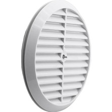 Havalandırma Yuvarlak Mutfak Cam Menfezi Siyah 18 cm Hava Akış Kanalı Güvenlik Gaz Kaçağı