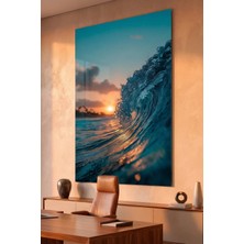 Mgi Design Cam Tablo Duvar Dekorasyonu (Kırılmaz) - Ev Ofis Dekoratif Ürün – Soyut Modern Tasarımlar - Sanatsal Renkli Panosu Salon Yatak Odası Temperli Uv Baskılı Hediyelik