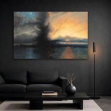 Mgi Design Kurtuluş Kayası Cam Tablo, Temperli Cam Milli Manevi Temalı Duvar Tablosu, Uv Baskılı Salon Ofis Iş Yeri Duvar Dekoru, Anlamlı Dekoratif Hediyelik Tablo