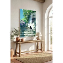 Mgi Design Kırılmaz Cam Tablo   (Kalın) - Ev Işyeri Duvar Dekorasyonu – Kedi Tasarımlar (Dikey) - Evcil Hayvan Sevimli Minimal Salon Ofis Temperli Uv Baskı Hediyelik Şık