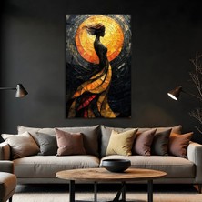 Mgi Design Modern Sanat Kadın Görseli Cam Tablo, Ünlü Ressam Klasik Sanat Temperli Cam Duvar Tablosu, Uv Baskılı Salon Ofis Duvar Dekoru, Modern Sanatsal Dekoratif Hediyelik