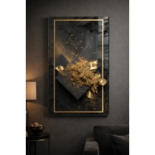 Mgi Design Kırılmaz Cam Tablo   (Kalın) - Ev Işyeri Duvar Dekorasyonu - Soyut Tasarımlar (Dikey) - Sanatsal Renkli Minimal Şık Yatak Odası Salon Antre Temperli Uv Baskılı