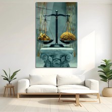Mgi Design Yönetici Ruhunu Yansıtan Gold Cam Tablo | Modern Sanat Tablosu | Uv Baskılı Canlı Renkler | Yatak Odası ve Antre | Anlamlı Hediye Seçeneği
