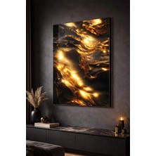 Mgi Design Kırılmaz Cam Tablo   (Kalın) - Ev Işyeri Duvar Dekorasyonu - Soyut Tasarımlar (Dikey) - Sanatsal Renkli Minimal Şık Yatak Odası Salon Antre Temperli Uv Baskılı
