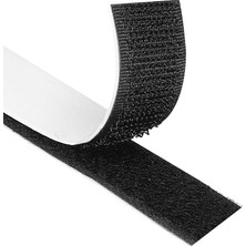 Cırt Cırtlı Bant, Kendinden Yapışkanlı, 8 Metre, Ekstra Güçlü, Çift Taraflı Yapışkan Bant, Cırt Cırtlı, 20 mm Genişliğinde, Kendinden Yapışkanlı Bant (20 mm x 8 M, Siyah)