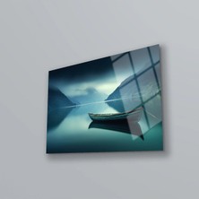 Mgi Design Muazzam Doğa Manzarası ve Asılmaya Cam Tablo | Modern Sanat Tablosu | Solmayan Canlı Renkler | Ofis ve Çalışma Odası | Anlamlı Hediye Seçeneği