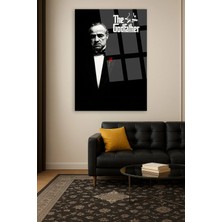 Mgi Design The Godfather Cam Tablo | Sanatsal Duvar Dekoru | Canlı Renkli Baskı | Salon ve Oturma Odası | Sevdiklerinize Hediyelik | Dayanıklı Cam Yapı