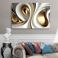 Mgi Design Gold Gri Mermer Cam Tablo | Sanatsal Duvar Dekoru | Parlak ve Net Görüntü | Kafe ve Ofis Için | Sevdiklerinize Hediyelik | Dayanıklı Cam Yapı