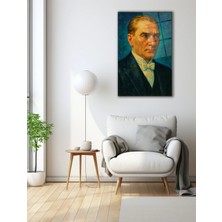 Mgi Design Gazi Mustafa Kemal Atatürk Portresi Cam Tablo