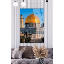 Mgi Design Mescid-I Aksa Cam Tablo 4 mm Temperli Cam – Kubbetü’s Sahra Dekoratif Duvar Tablosu