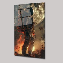 Mgi Design Ay ve Astronot Cam Tablo - DEG0030
