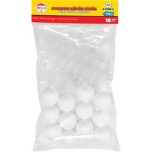 Mileo Strafor Köpük Figür Top 3 cm 12 Li 1850