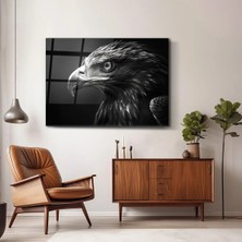 Mgi Design Cam Tablo Yırtıcı Kartal- Duvar Dekorasyonu - Ofis Dekorasyonu