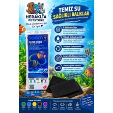 Sobo Akvaryum Filtre Süngeri 32X12X2 Siyah