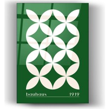 Mgi Design Cam Tablo – Bauhaus 1919 Geometrik Minimal Tasarım | Bohem & Modern Duvar Sanatı | Ev | Ofis