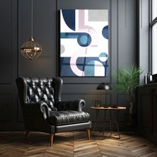 Mgi Design Modern Geometrik Soyut Tablo – Modern ve Canlı Bir Dokunuş-Cam Tablo -Ev ve Ofis Dekoru