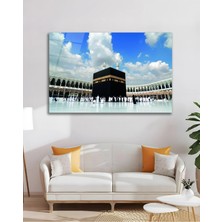Mgi Design Kabe Mekke Mescid-I Haram Islami Dini Cam Tablo Modern Ev Ofis Salon Duvar Oda Hediyelik