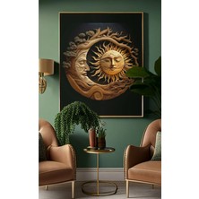 Mgi Design Özel Tasarım 4mm Tamperli Uv Baskı Cam Tablo Ev Ofis Duvar Dekor Hediyelik Tablo Mandala 100*70 cm Premium Sağlam Luxury Deluxe UHD Canlı Baskı