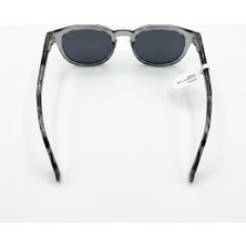 Infiniti Design IN.324 C.11 Şeffaf Gri Asetat Yuvarlak/oval Unisex Polarize Güneş Gözlüğü
