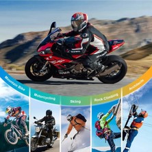 MidasTech Q28 Motosiklet Kask Bluetooth Kulaklık 1080P Kamera Interkom Kulaklık Su Geçirmez Intercom Midast