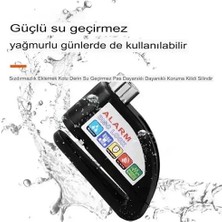 Zenviaa Alarmlı Disk Kilidi Motorsiklet Scooter Bisiklet Sesli Alarm 110 Desibel Yüksek Ses ZNV202