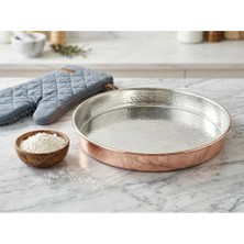 Zinnunbakır Bakır Baklava / Börek / Fırın Tepsisi, 32 Taban, 35 Çap, 1 mm Kalınlık