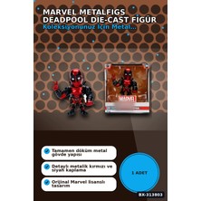 SHC4200 10 cm Die-Cast Deadpool Figürü - Metal Koleksiyon Parçası BX-313803