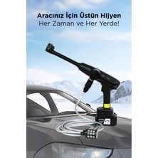Akülü Şarjlı Yüksek Basınçlı Oto Araba Bahçe Yıkama,temizleme Su Tabancası Nemere