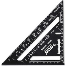 Sgs Alüminyum Üçgen Cetvel Gönye 180 Mm.