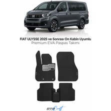 Otocraft Fiat Ulysse Ön Kabin (2025 ve Sonrası) Araca Özel 3D Havuzlu Eva Oto Paspas Ön Kabin 2 Parça