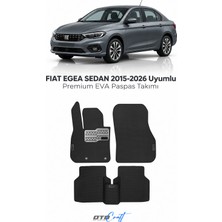 Otocraft Fiat Egea Sedan (2015-2026) Araca Özel 3D Havuzlu Eva Oto Paspas Full Set 5 Parça