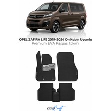 Otocraft Opel Zafira Life Ön Kabin (2019-2024) Araca Özel 3D Havuzlu Eva Oto Paspas Ön Kabin 2 Parça