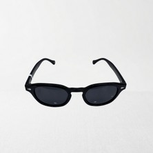 Air Force Pulsar PG1115 C3 Polarize Siyah Yuvarlak Retro Unisex Güneş Gözlüğü