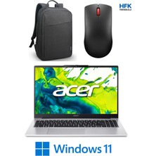 Acer Aspire Amd Ryzen 7 5825U 16GB 512GB 15.6" Fhd IPS Windows 11 Pro + Çanta + Mouse + Mousepad