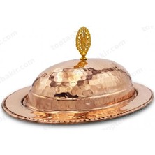 Zinnunbakır Bakır Kayık Sahan 40 cm