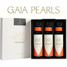Gaia Pearls Hediyelik Milas Memecik Erken Hasat Soğuk Sıkım Zeytinyağı Turuncu Seri Yoğun Meyvemsi %0.2 Asit 100 ml 3'lü