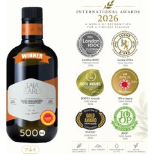 Gaia Pearls Turuncu Seri 500 ml Milas Memecik Erken Hasat Soğuk Sıkım Zeytinyağı Turuncu Seri Yoğun Meyvemsi