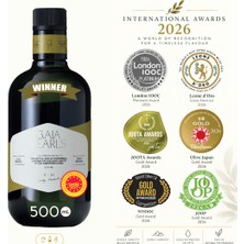 Gaia Pearls Yeşil Seri 500 ml Milas Memecik Erken Hasat Soğuk Sıkım Zeytinyağı Dengeli Meyvemsi %0.2 Asit
