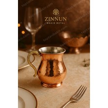 Zinnunbakır Bakır Ayran Bardağı/ Bardak 6'lı