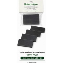 Rotary Agro Sağım Makinası Motor Kömürü 4,85 × 85 × 41MM